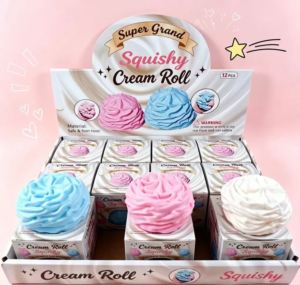 Jucarie Antistres Cream Roll ( textura vaselina )