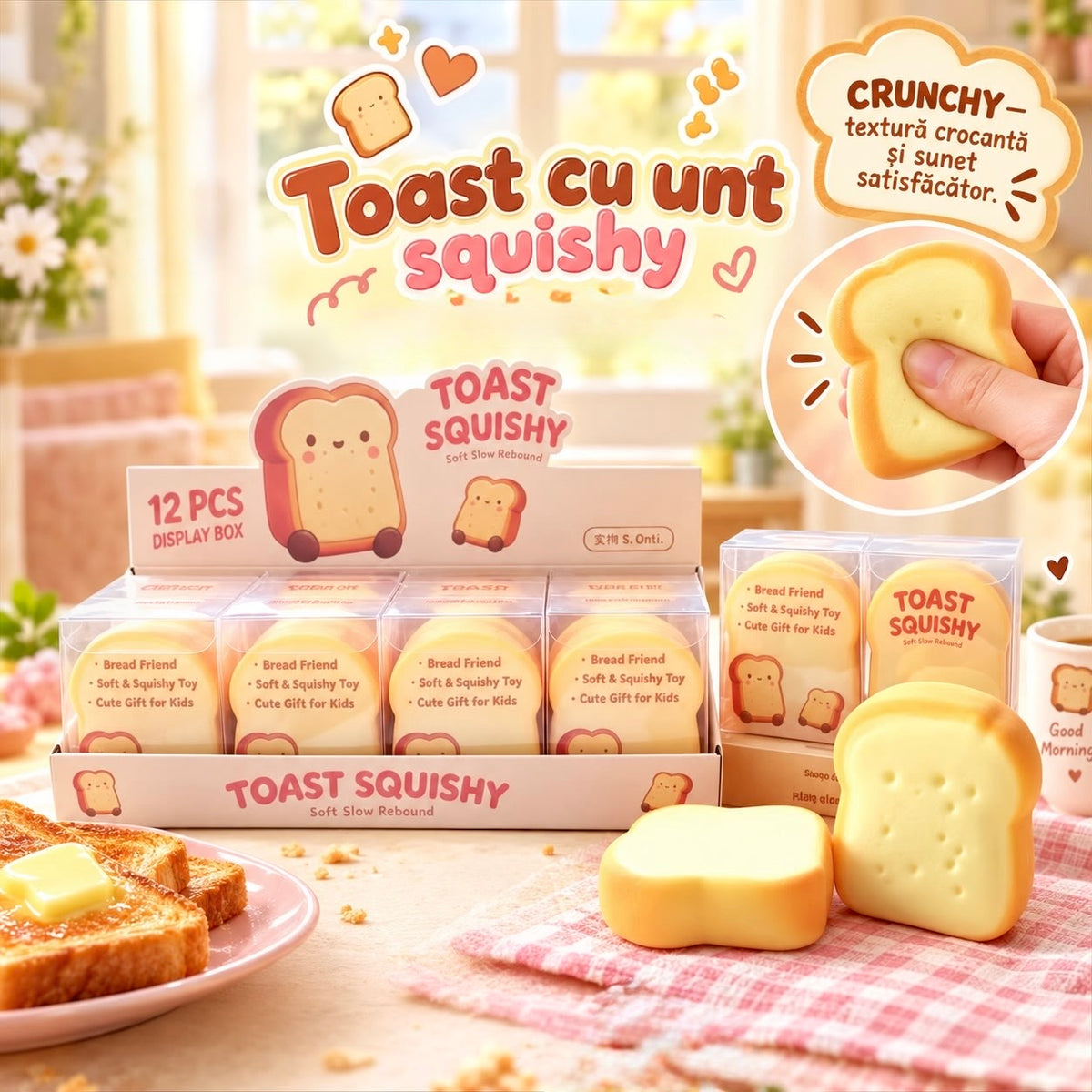 Jucarie Antistres Toast Crunchy