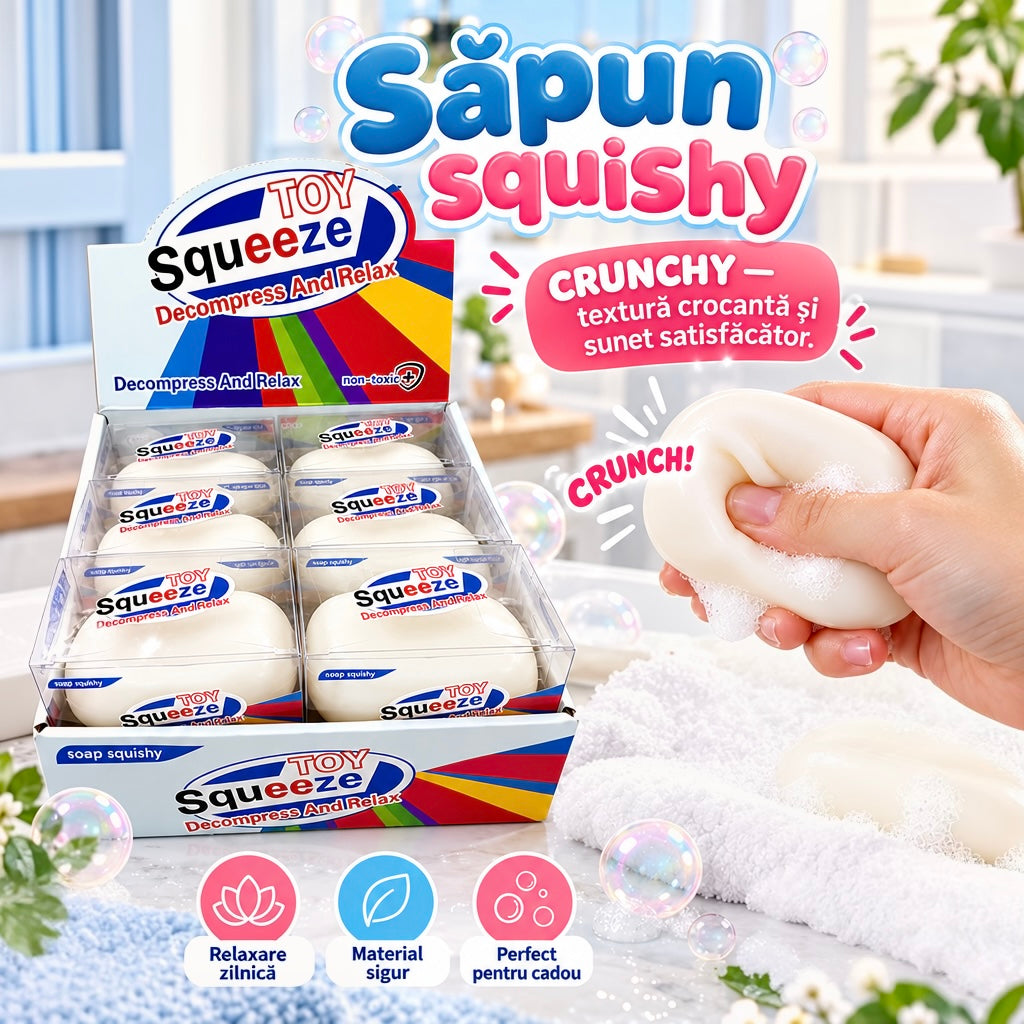 Jucarie Antistres Sapun Crunchy