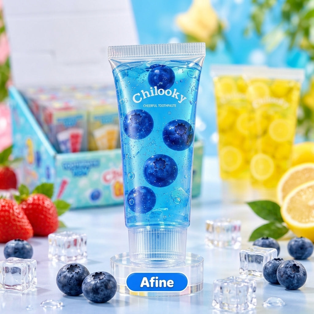 Jucarie Antistres Squishy Chilooky - Tub de Pastă Fructată cu Gel