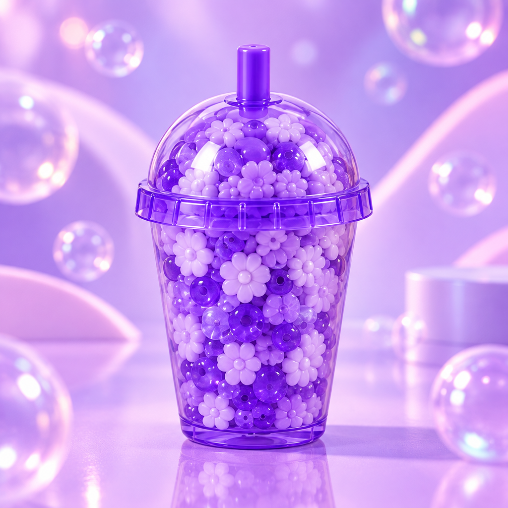 Jucarie Antistres Squishy Bubble Tea Crunchy