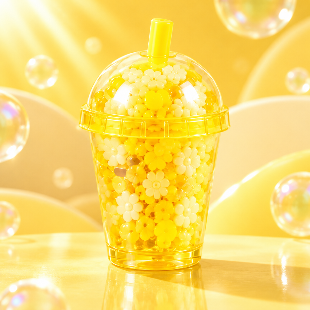 Jucarie Antistres Squishy Bubble Tea Crunchy