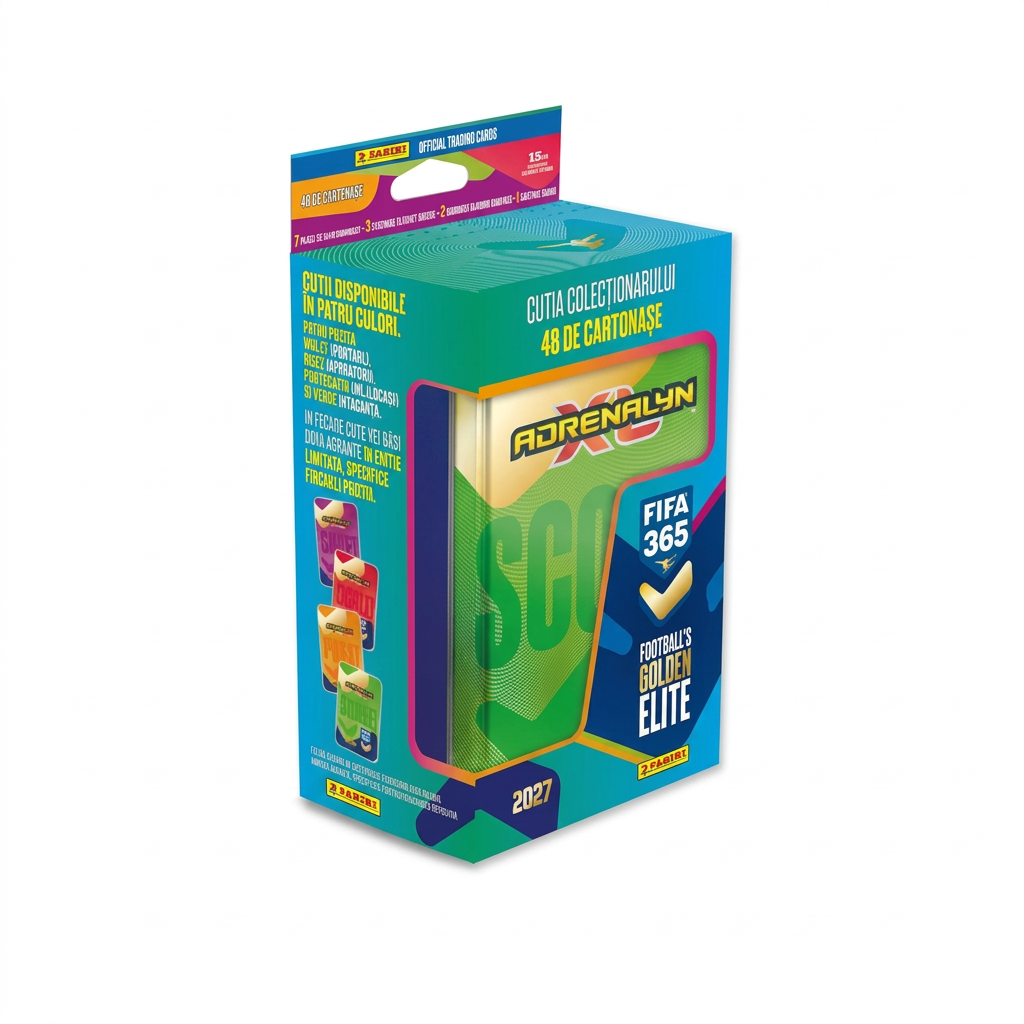 Set 48 de cartonase - Panini FIFA 365 Adrenalyn 2027 Classic Tin