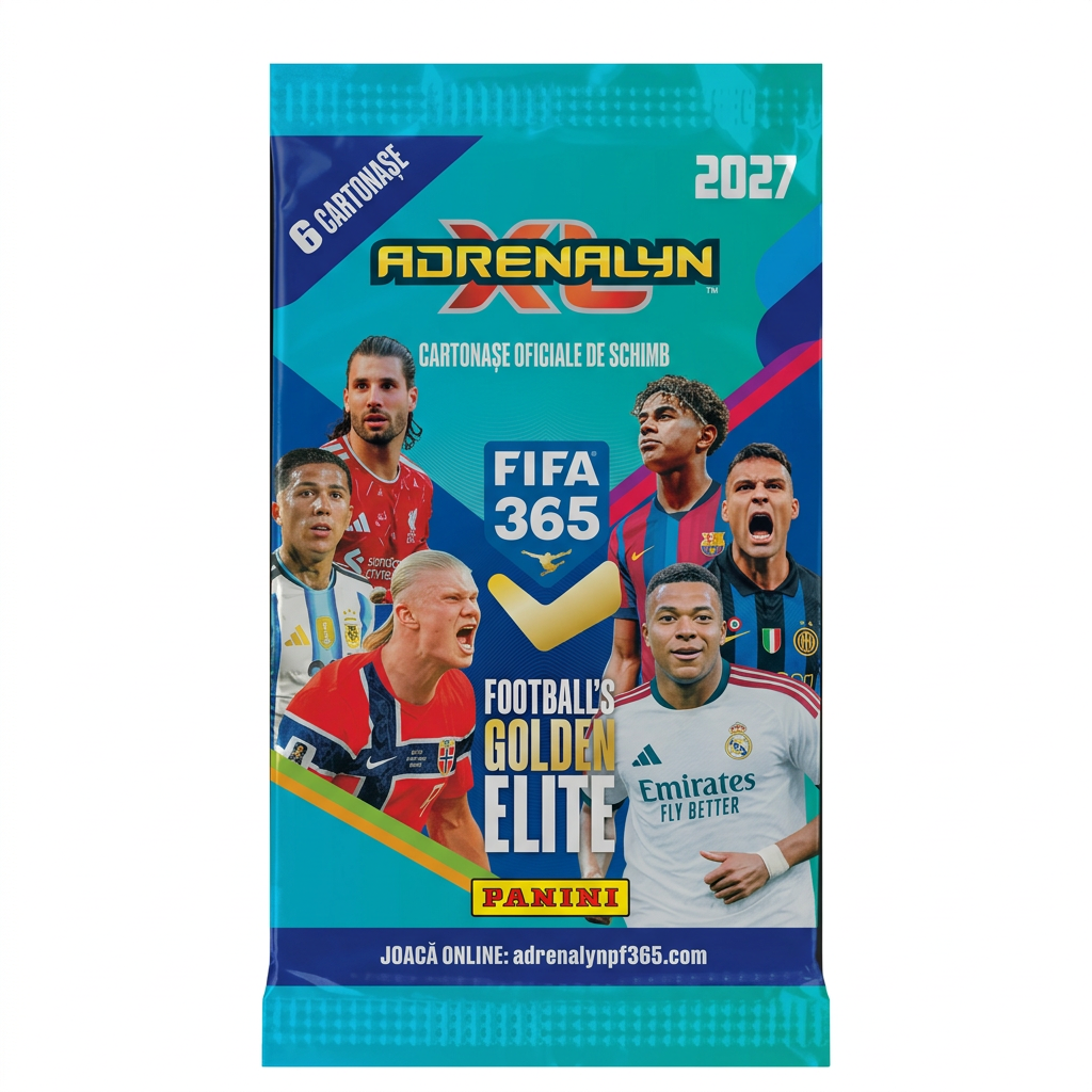Plic cu 6 cartonase +1 cupon digital, Panini Fifa 365 Adrenalyn 2027