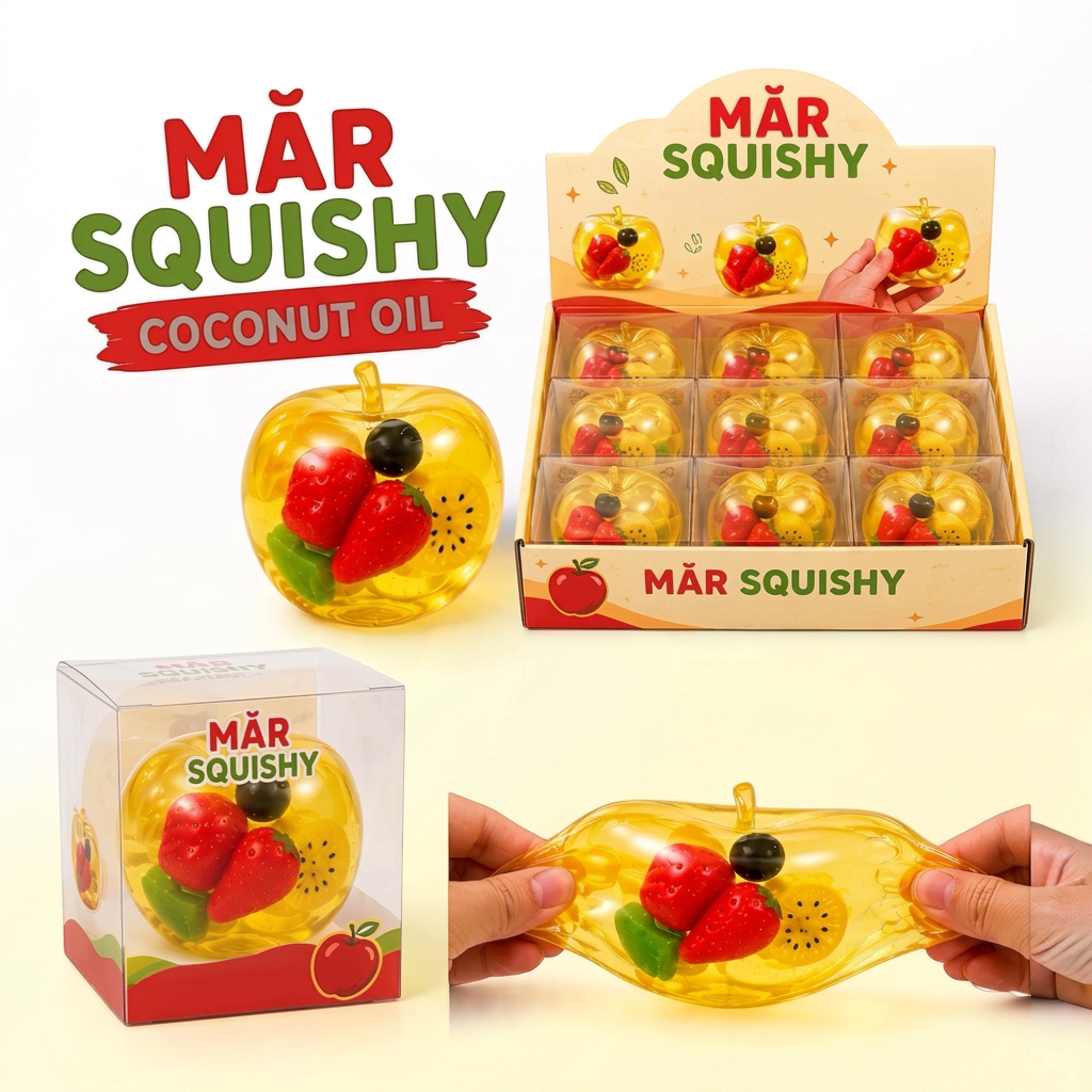 Jucarie Antistres Mar Squishy Coconut Oil