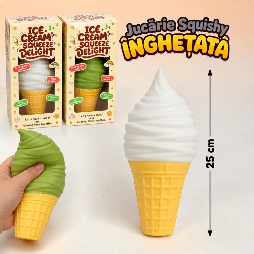 Jucarie Antistres Squishy Inghetata XXL 25 cm