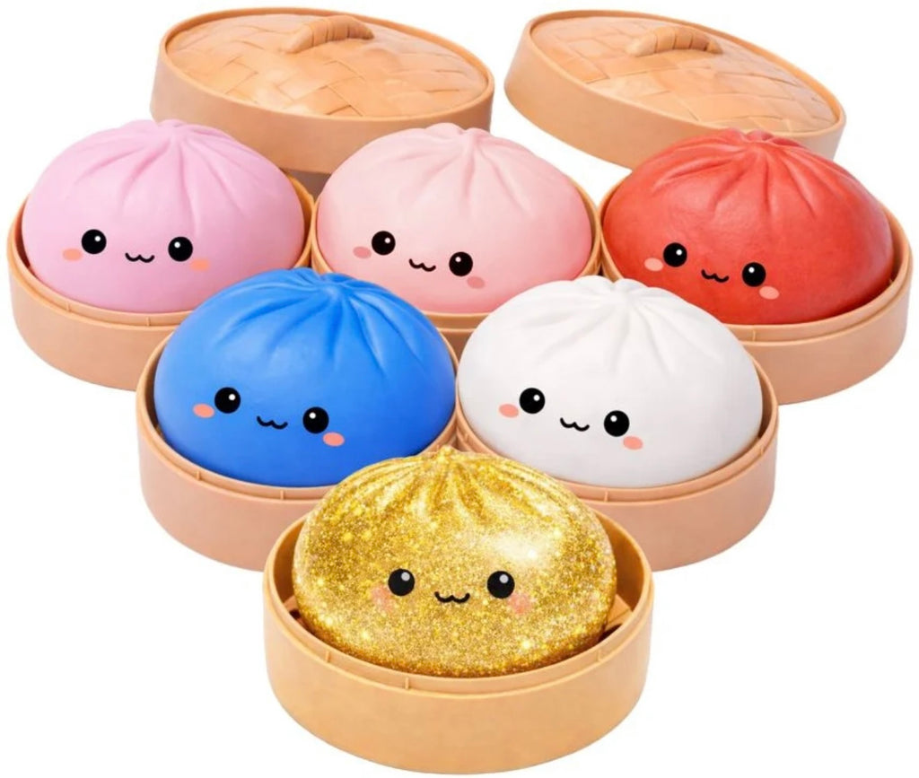 Jucarie Antistres Surpriza – Mini Lucky Bao Mystery Squishy Dumplings