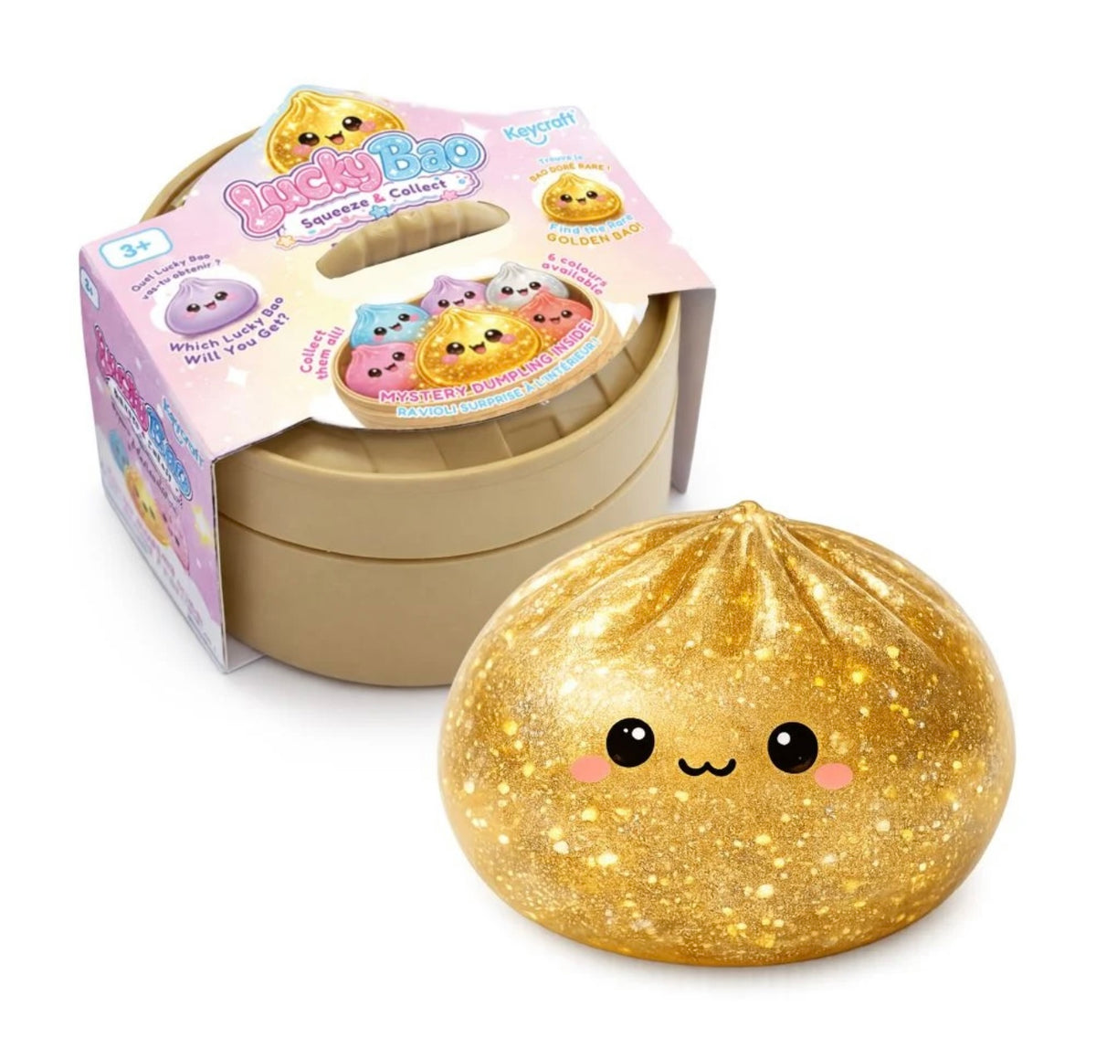 Jucarie Antistres Surpriza – Mini Lucky Bao Mystery Squishy Dumplings