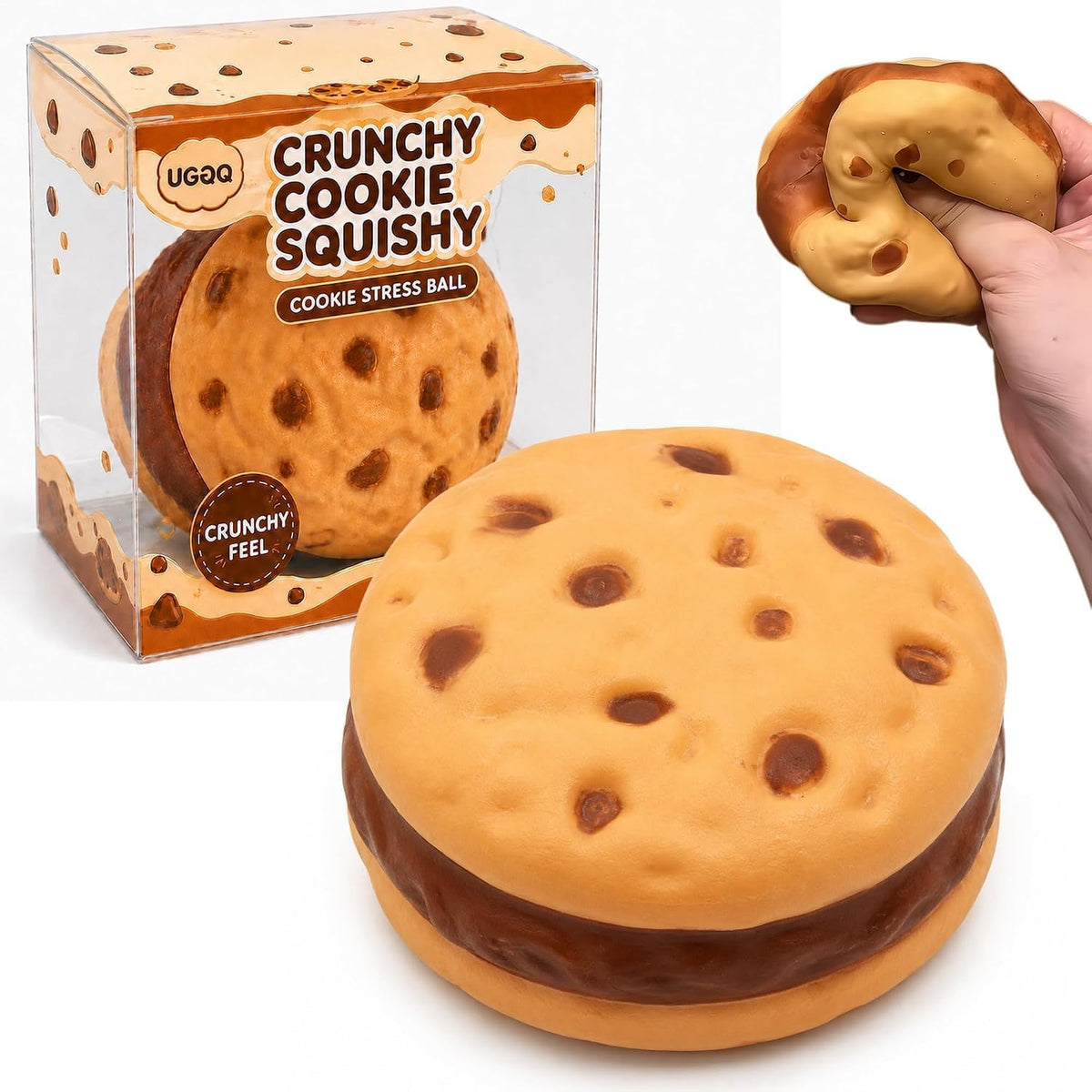 Jucarie Antistres Squishy Crunchy Cookie