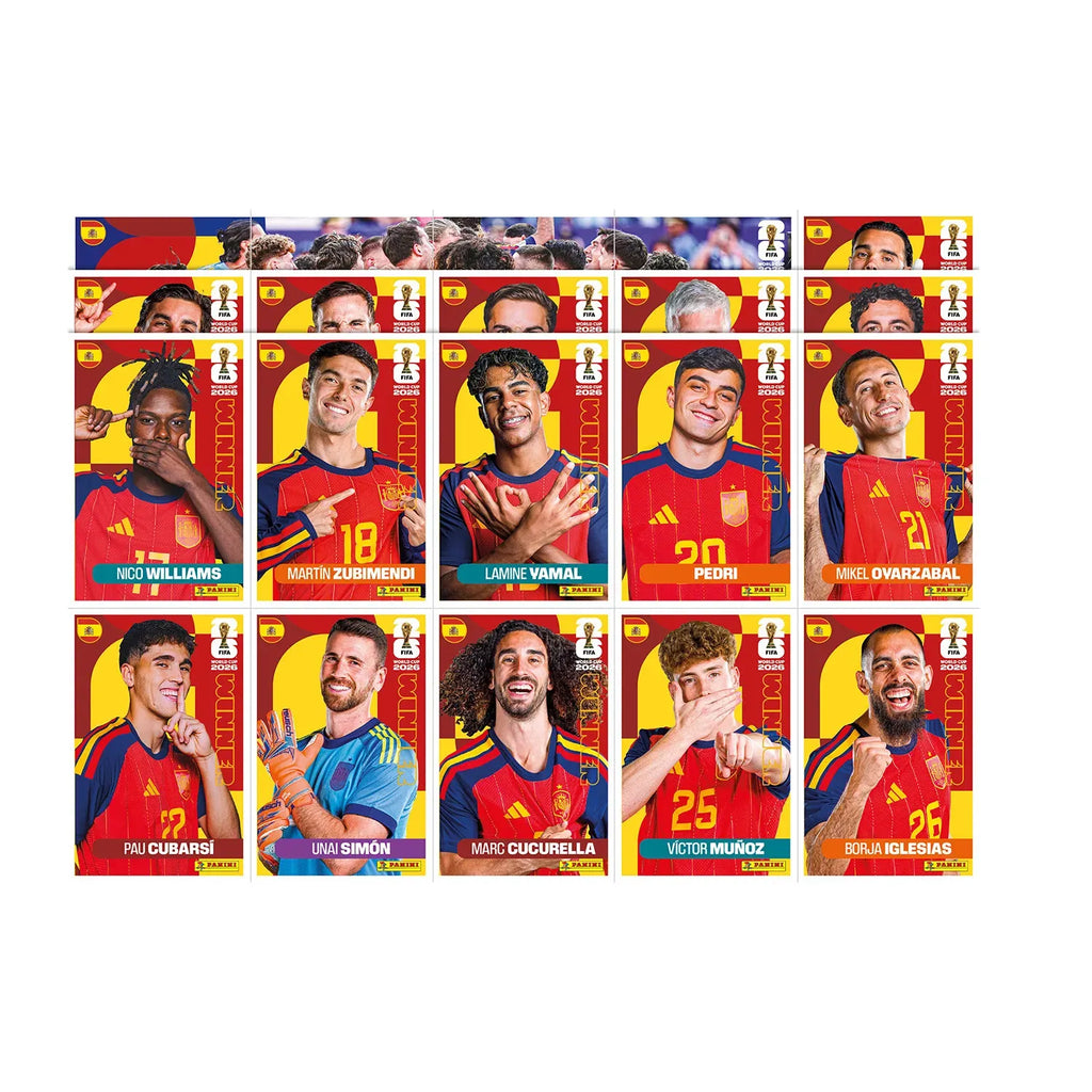 Poster Oficial Spania-Campioana Mondiala Panini Fifa World Cup 2026